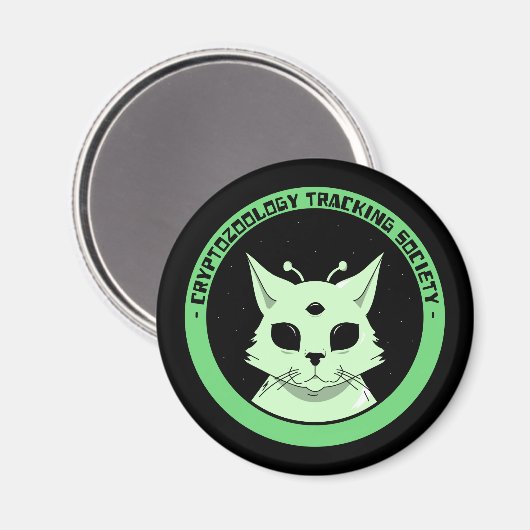 Cryptozoology Tracking Society Magnet (Voorkant / Achterkant)