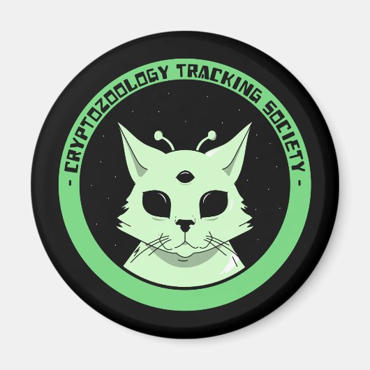 Cryptozoology Tracking Society Magnet (Voorkant)