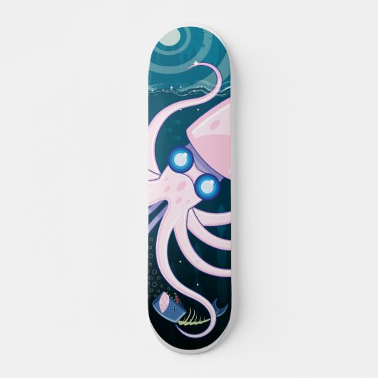 CryptoZu™ Giant Squid Persoonlijk Skateboard (Voorkant)