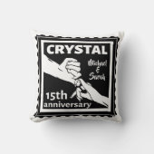 Crystal 15th bruiloft met handen kussen (Voorkant)
