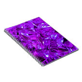 Crystal Amethyst Paarse Gemstone Notitieboek (Rechterzijde)