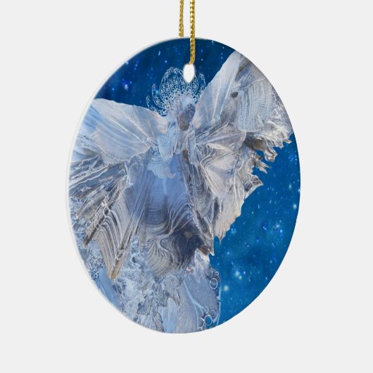 Crystal Angel Keramisch Ornament (Rechts)
