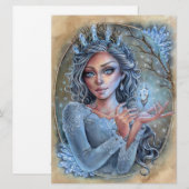 Crystal Art Card Fantasie Bezweerster Magie  (Voorkant / Achterkant)