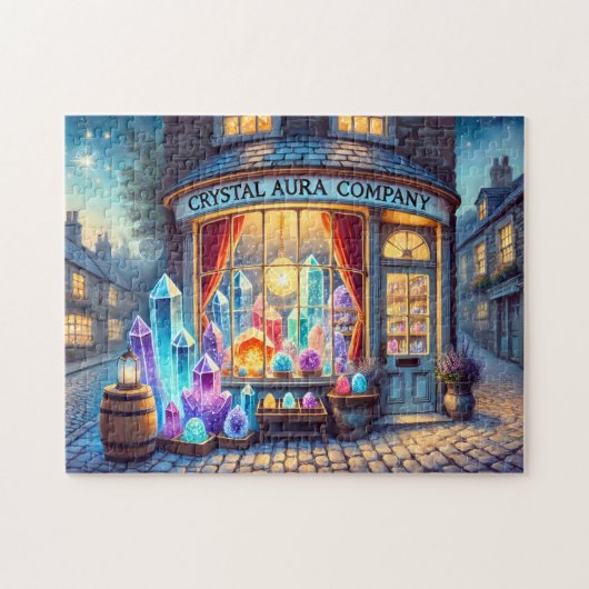 Crystal Aura Company Magical Edelsteen Storefront Legpuzzel (Horizontaal)
