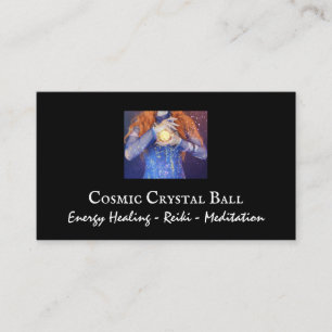 Crystal Bal Energie Genezing   Reiki & Genezing Visitekaartje