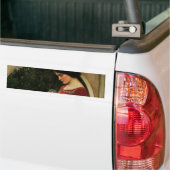 Crystal Bal Vrouw Waterhouse Schilderij Bumpersticker (Op Truck)
