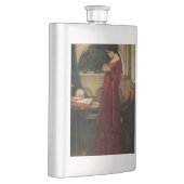 Crystal Bal Vrouw Waterhouse Schilderij Heupfles (Rechts)