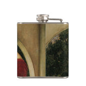 Crystal Bal Vrouw Waterhouse Schilderij Heupfles (Achterkant)