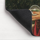 Crystal Bal Vrouw Waterhouse Schilderij Muismat (Hoek)