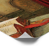 Crystal Bal Vrouw Waterhouse Schilderij Poster (Hoek)