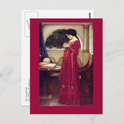 Crystal Ball Briefkaart (Voorkant / Achterkant)