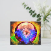Crystal Ball Briefkaart (Staand voorkant)