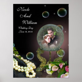 Crystal Ball Fantasy-portret Poster