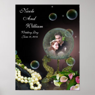 Crystal Ball Fantasy-portret Poster