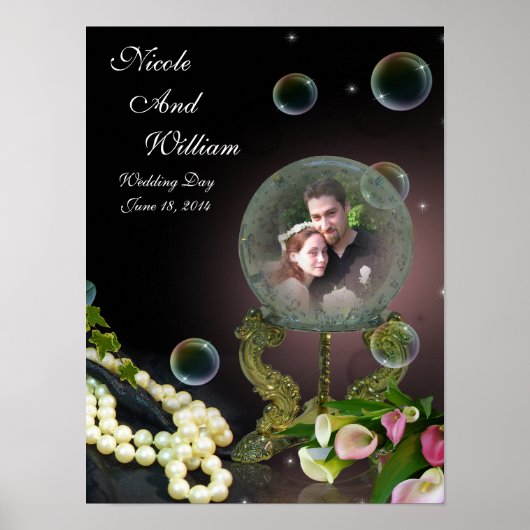 Crystal Ball Fantasy-portret Poster (Voorkant)