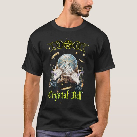 Crystal Ball Fortune Teller T-shirt (Voorkant)