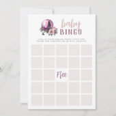 Crystal Ball Halloween Baby Shower Bingo Card Kaart (Voorkant)