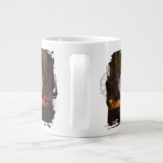 Crystal Ball Halloween Giant Coffee Mok (Achterkant)