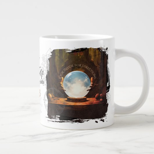 Crystal Ball Halloween Giant Coffee Mok (Rechts)