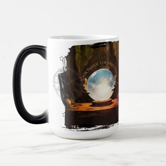 Crystal Ball Halloween Magic-Morphing Mok (Links)