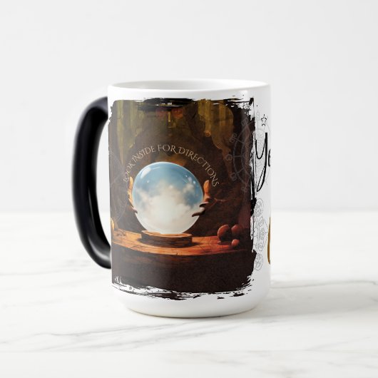 Crystal Ball Halloween Magic-Morphing Mok (Voorkant links)