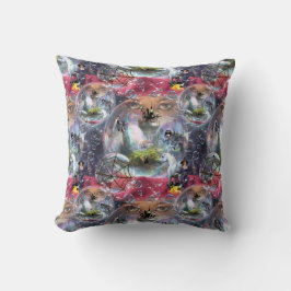 Crystal Ball Halloween Witch Kussen