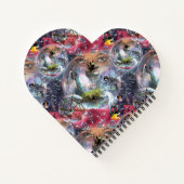 Crystal Ball Halloween Witch Notitieboek (Achterkant)