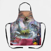 Crystal Ball Halloween Witch Schort (Voorkant)