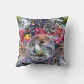 Crystal Ball Halloween Witch Sierkussen (Achterkant)