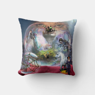 Crystal Ball Halloween Witch Sierkussen