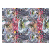 Crystal Ball Halloween Witch Tafelkleed (Voorkant (Horizontaal))