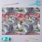 Crystal Ball Halloween Witch Tissuepapier (Craft)