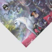 Crystal Ball Halloween Witch Tissuepapier (Detail)