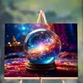Crystal Ball - Ik zie een kosmische gebeurtenis in Acryl Bord (Neutraal)