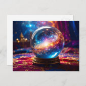 Crystal Ball - Ik zie een kosmische gebeurtenis in Briefkaart (Voorkant / Achterkant)