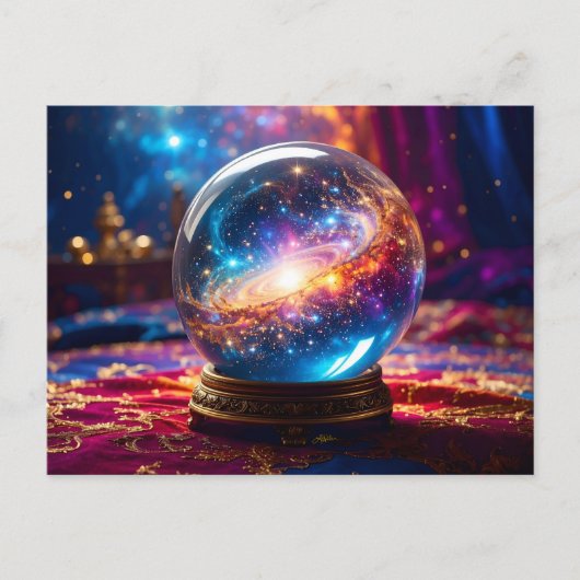 Crystal Ball - Ik zie een kosmische gebeurtenis in Briefkaart (Voorkant)