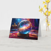 Crystal Ball - Ik zie een kosmische gebeurtenis in Kaart (Gele Bloem)