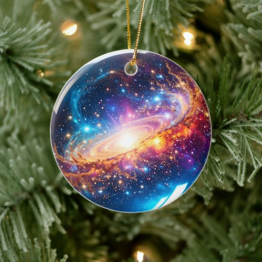 Crystal Ball - Ik zie een kosmische gebeurtenis in Keramisch Ornament (Boom)