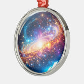 Crystal Ball - Ik zie een kosmische gebeurtenis in Metalen Ornament (Links)
