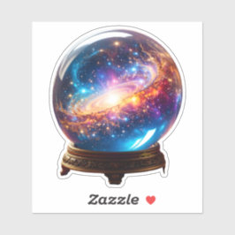 Crystal Ball - Ik zie een kosmische gebeurtenis in Sticker