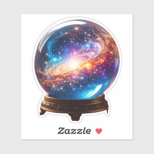 Crystal Ball - Ik zie een kosmische gebeurtenis in Sticker (Vel)