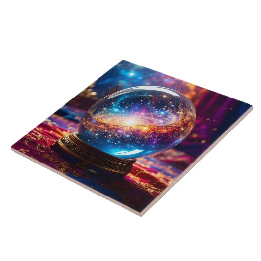 Crystal Ball - Ik zie een kosmische gebeurtenis in Tegeltje (Zijkant)