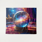 Crystal Ball - Ik zie een kosmische gebeurtenis in Wandkleed (Voorkant (horizontaal))