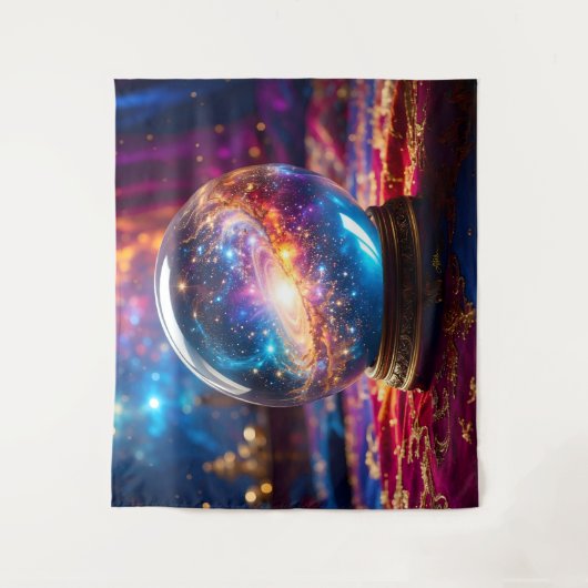 Crystal Ball - Ik zie een kosmische gebeurtenis in Wandkleed (Voorkant)