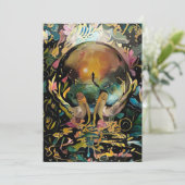 Crystal Ball in Gods handen Kaart (Staand voorkant)