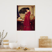 Crystal Ball John Waterhouse Pre Raphaelite Poster (Keuken)