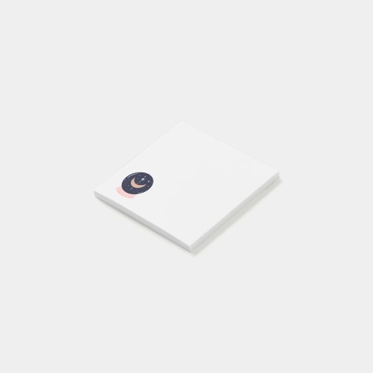 Crystal ball mystical psychic post-it® notes (Schuin)