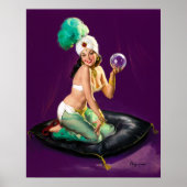 Crystal Ball Pin Up Poster (Voorkant)