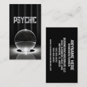 Crystal Ball Psychic Dark Visitekaartje (Voorkant / Achterkant)