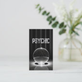 Crystal Ball Psychic Dark Visitekaartje (Staand voorkant)